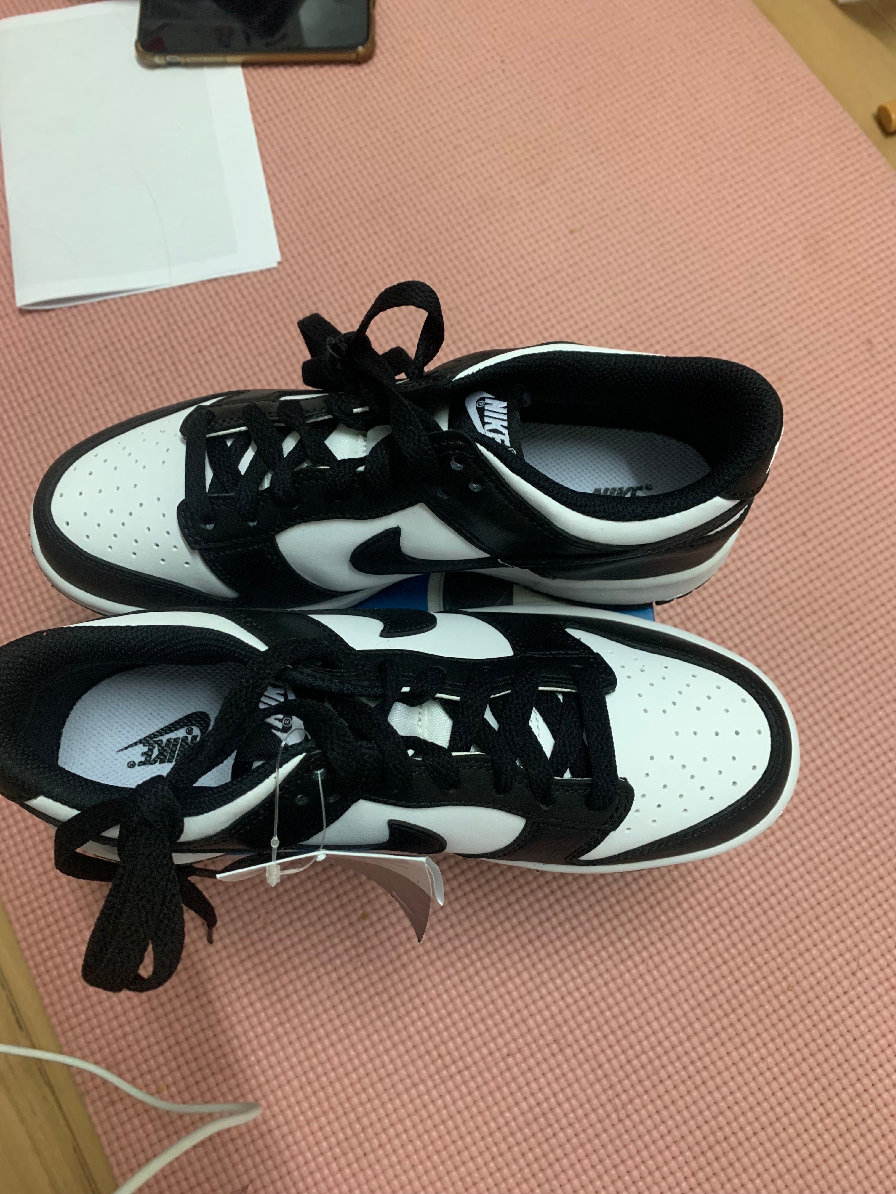 Nike GS Dunk Low "White/Black"