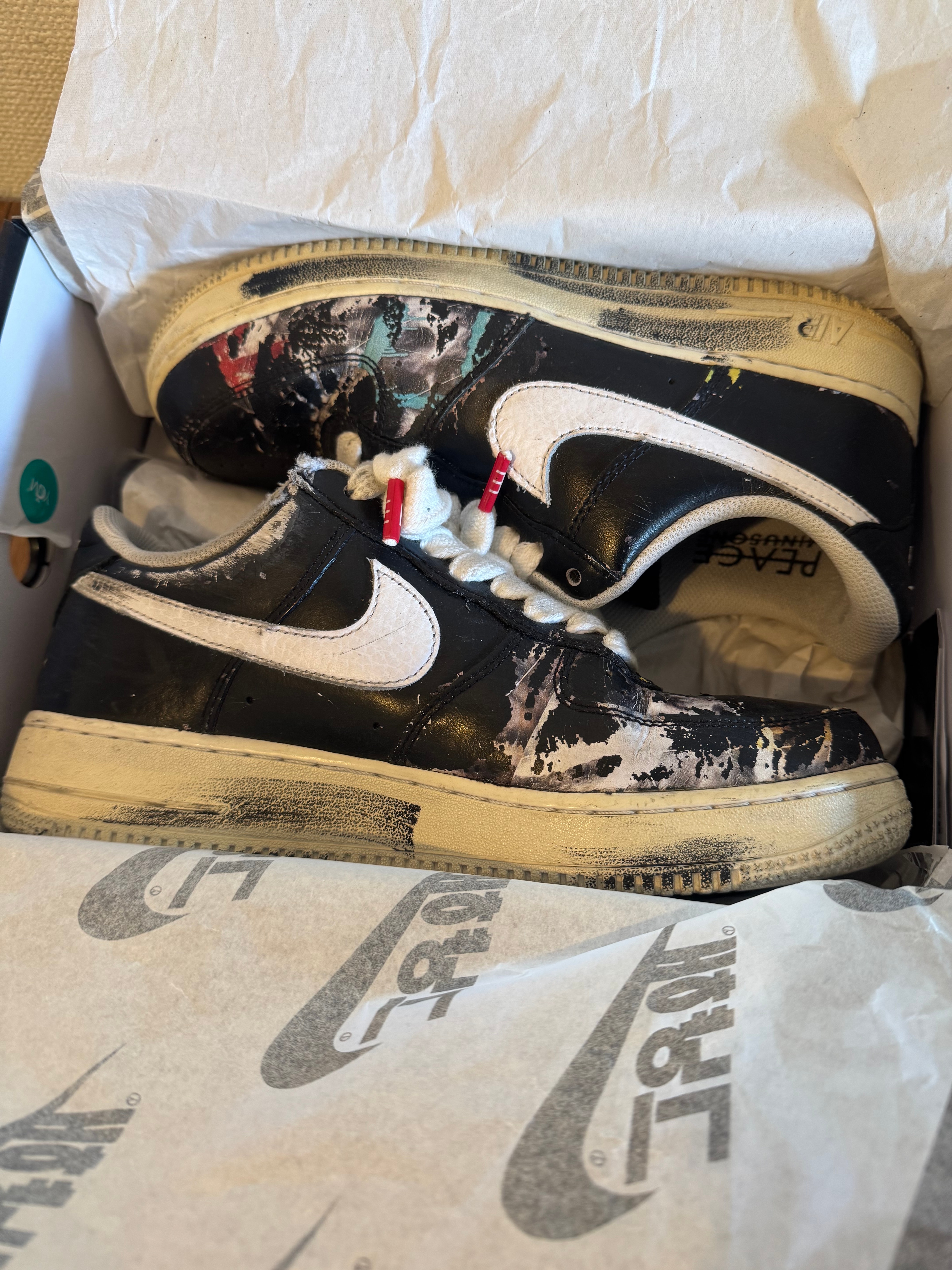 PEACEMINUSONE × Nike Air Force 1 Low Para Noise "Black" / G-DRAGON