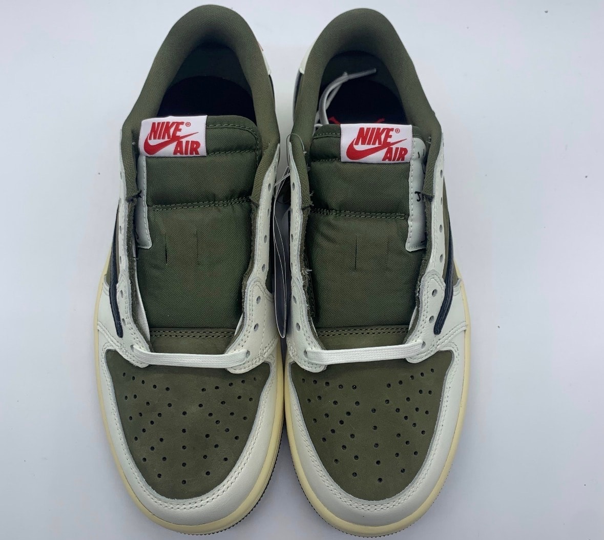 Travis Scott × Nike Air Jordan 1 Low OG SP "Reverse Olive"