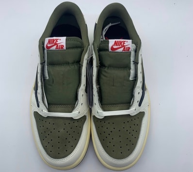 Travis Scott × Nike Air Jordan 1 Low OG SP "Reverse Olive"