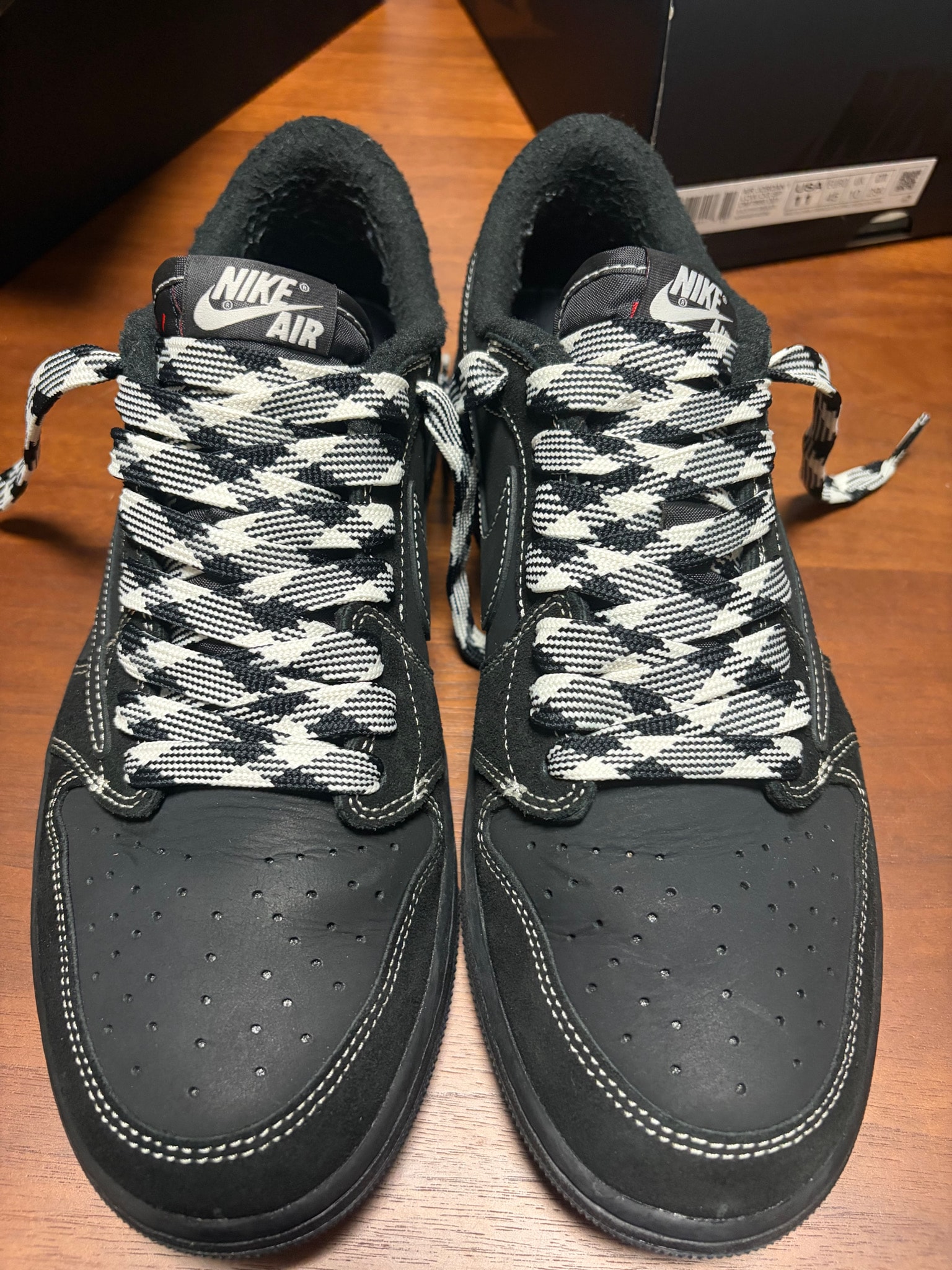 Travis Scott × Nike Air Jordan 1 Low OG SP "Black Phantom"