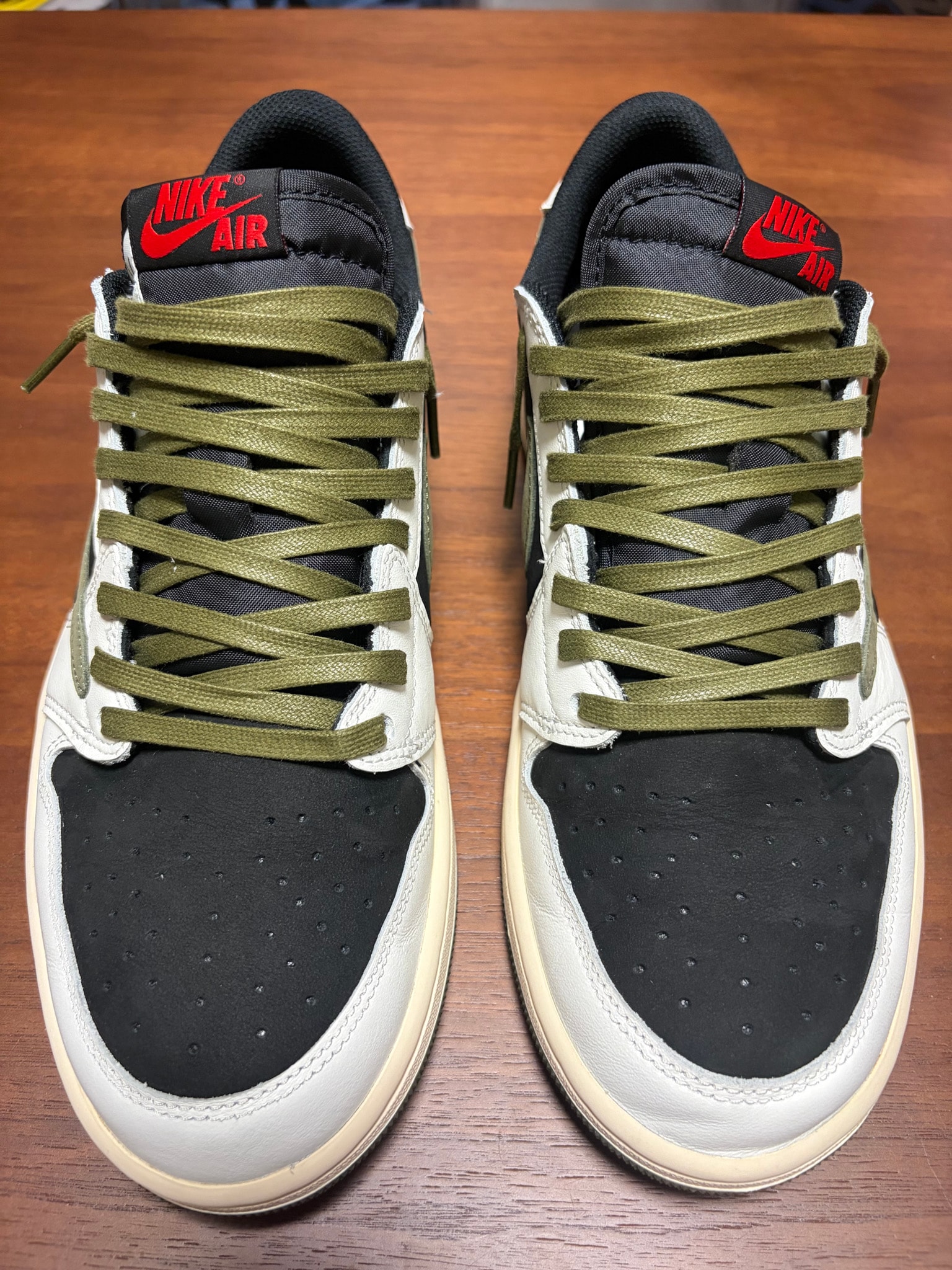 Travis Scott × Nike Women's Air Jordan 1 Low OG "Medium Olive"