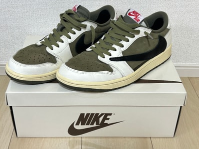 Travis Scott × Nike Air Jordan 1 Low OG SP "Reverse Olive"