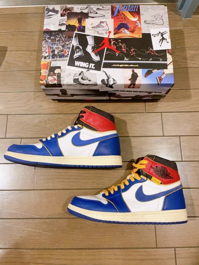 Union × Nike Air Jordan 1 Retro High OG NRG "Storm Blue/Varsity Red"
