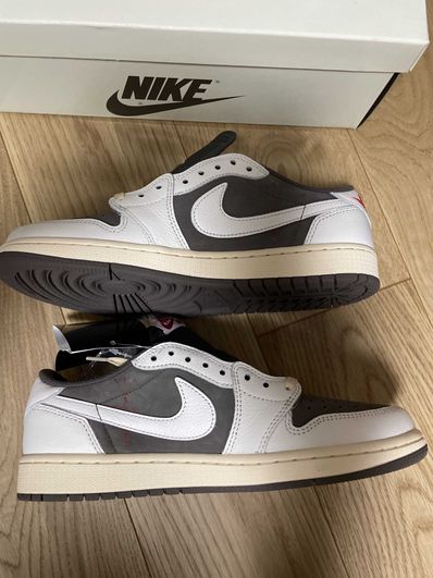 Travis Scott × Nike Air Jordan 1 Low OG SP "Reverse Mocha/Sail and Ridgerock"