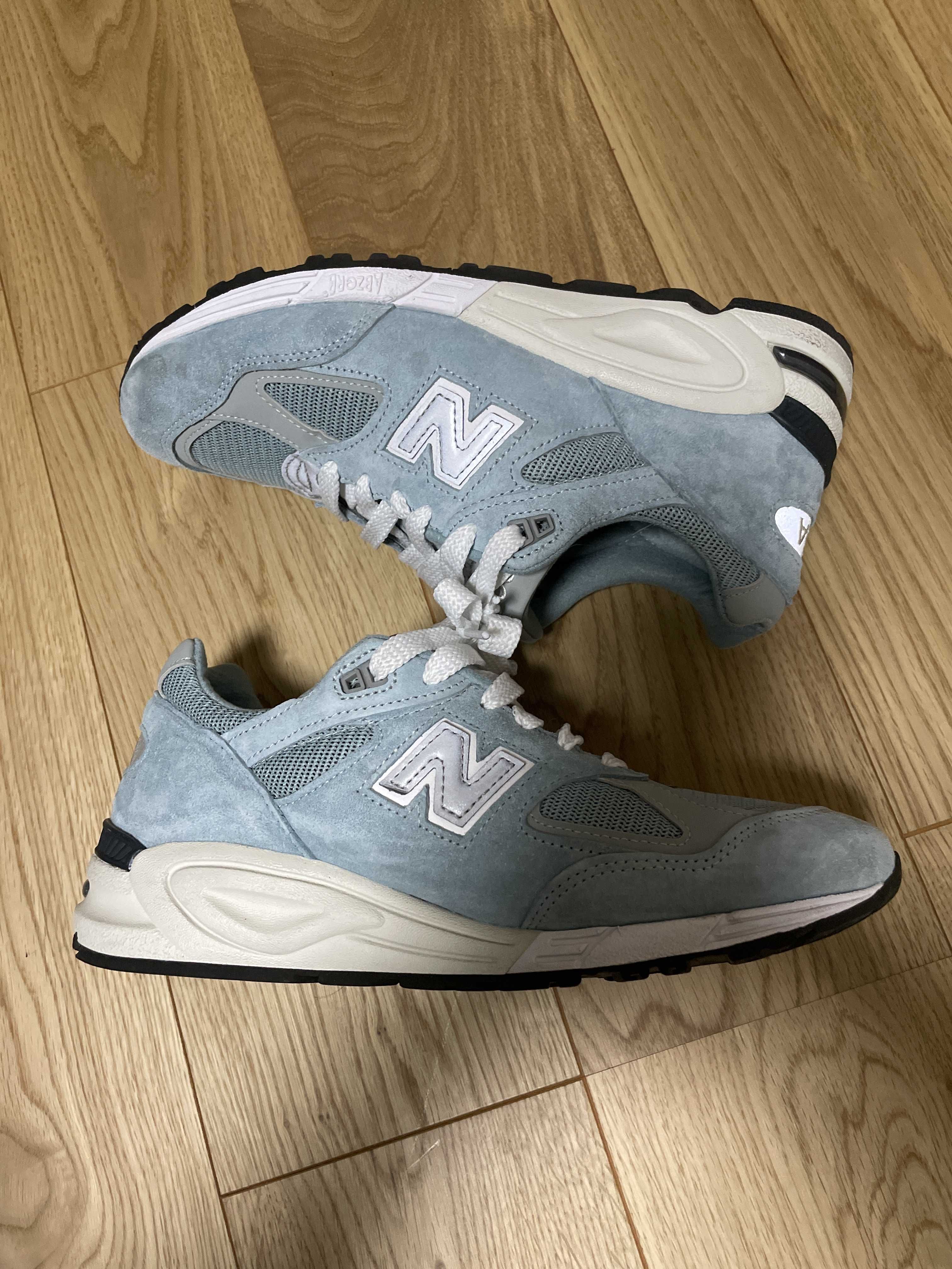 KITH × New Balance 990V2 "Storm Blue"