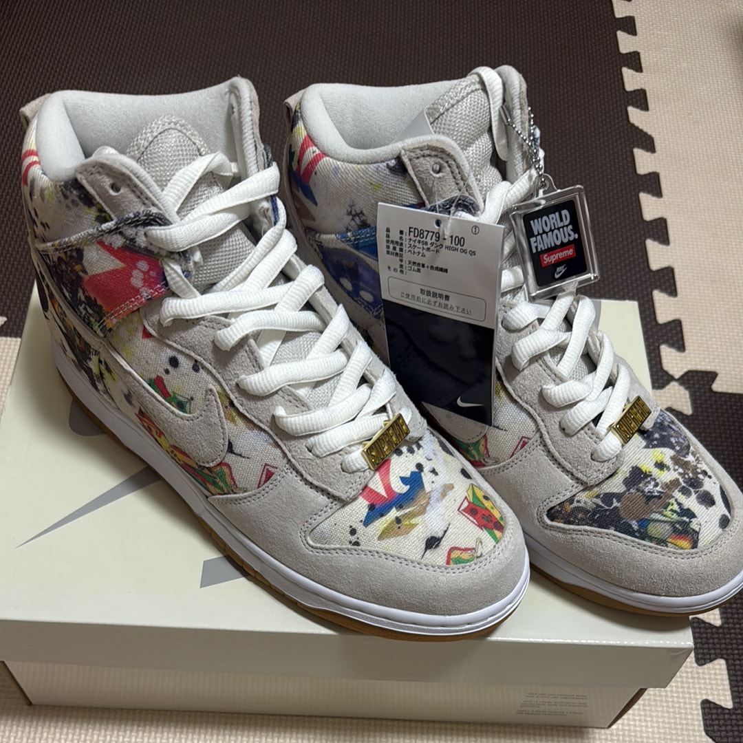 シュプリーム × ナイキ SB ダンク ハイ "ラメルジー"