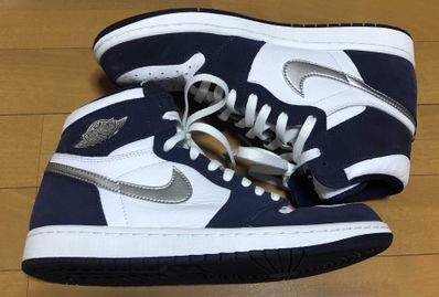 Nike Air Jordan 1 High OG CO.JP "White/Midnight Navy" (2020)(ブリーフケースなし)