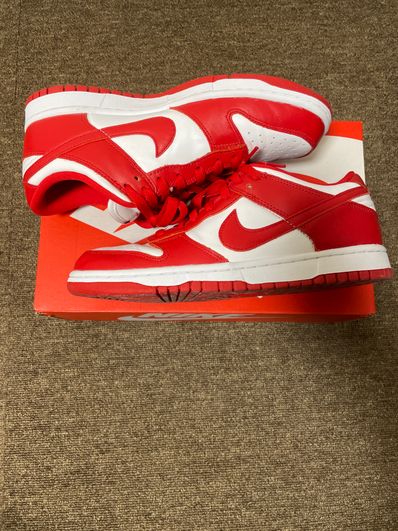 Nike Dunk Low SP "White and University Red"
