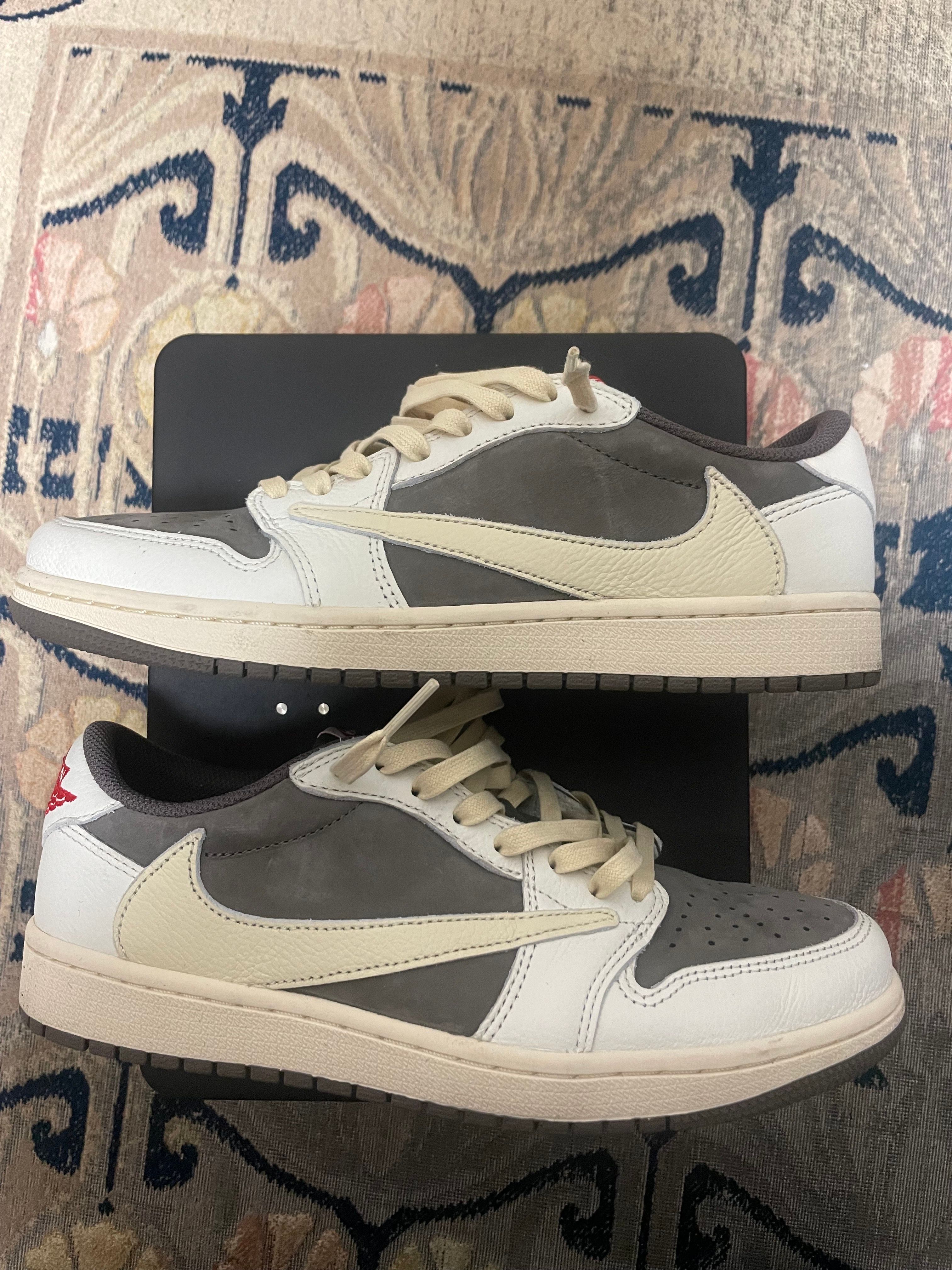 Travis Scott × Nike Air Jordan 1 Low OG SP "Reverse Mocha/Sail and Ridgerock"