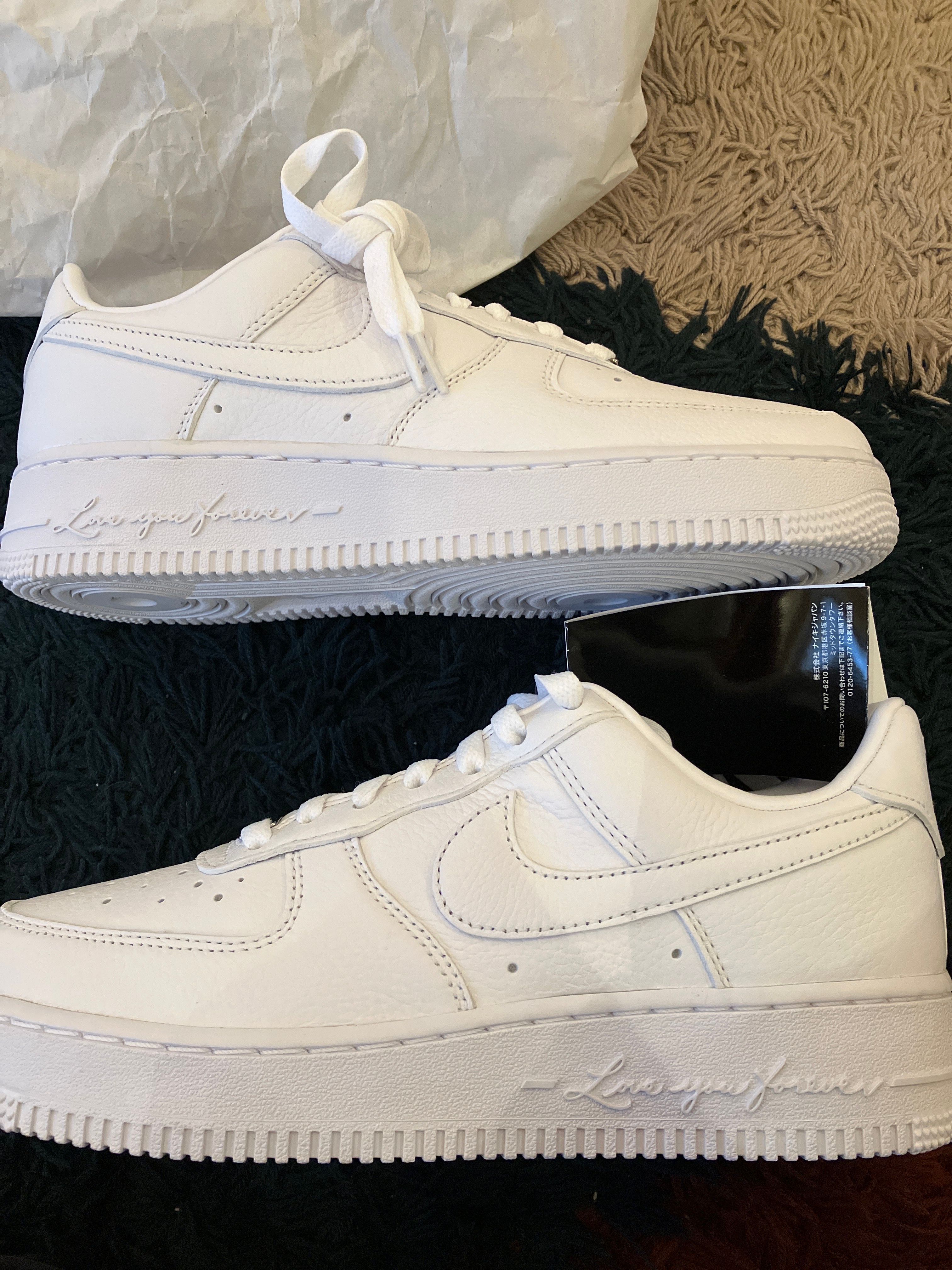 Drake NOCTA × Nike Air Force 1 Low "Love You Forver/White"