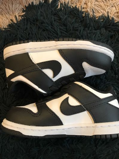 Nike TD Dunk Low "White/Black"