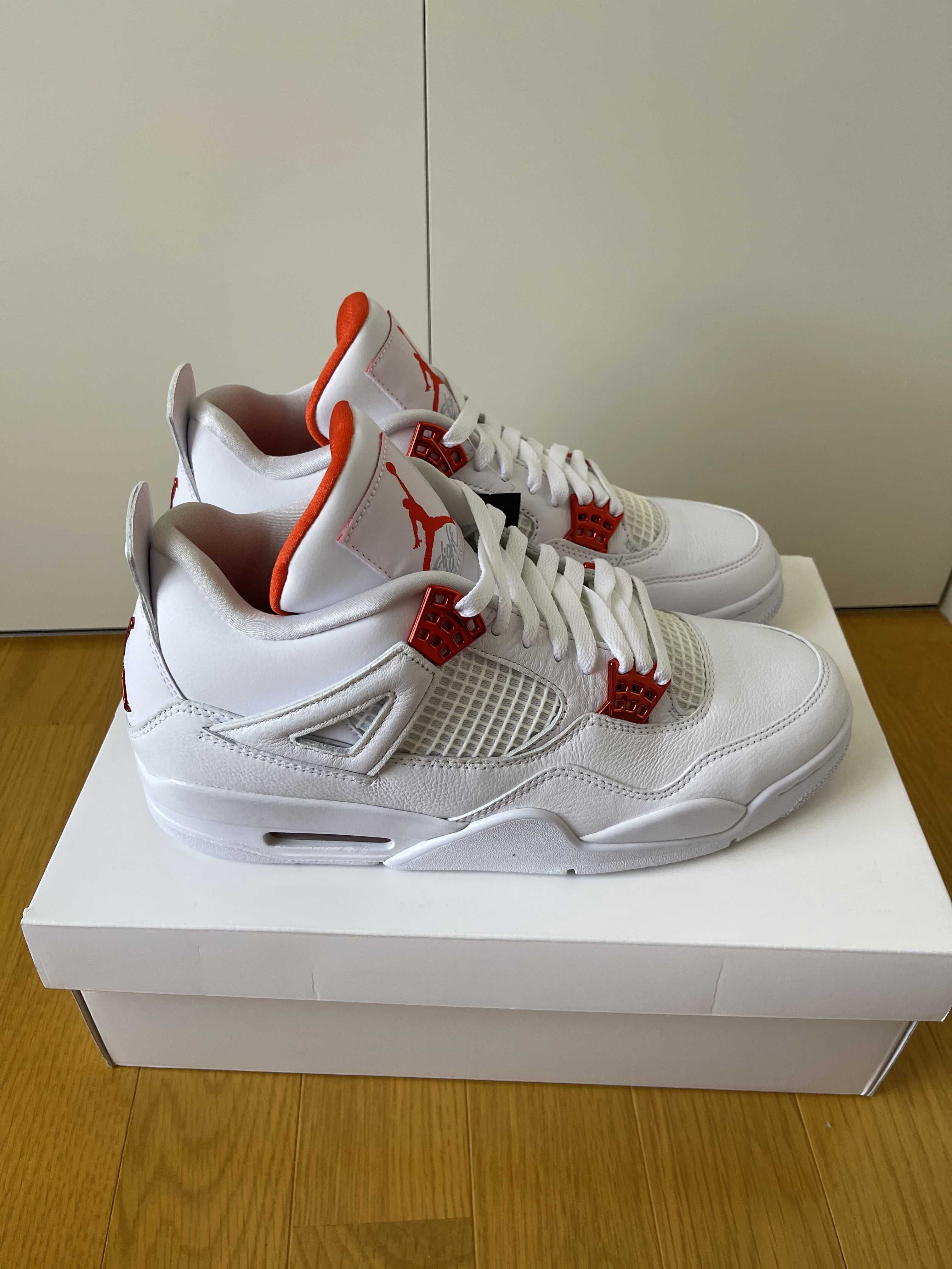 Nike Air Jordan 4 Retro "White/Team Orange"