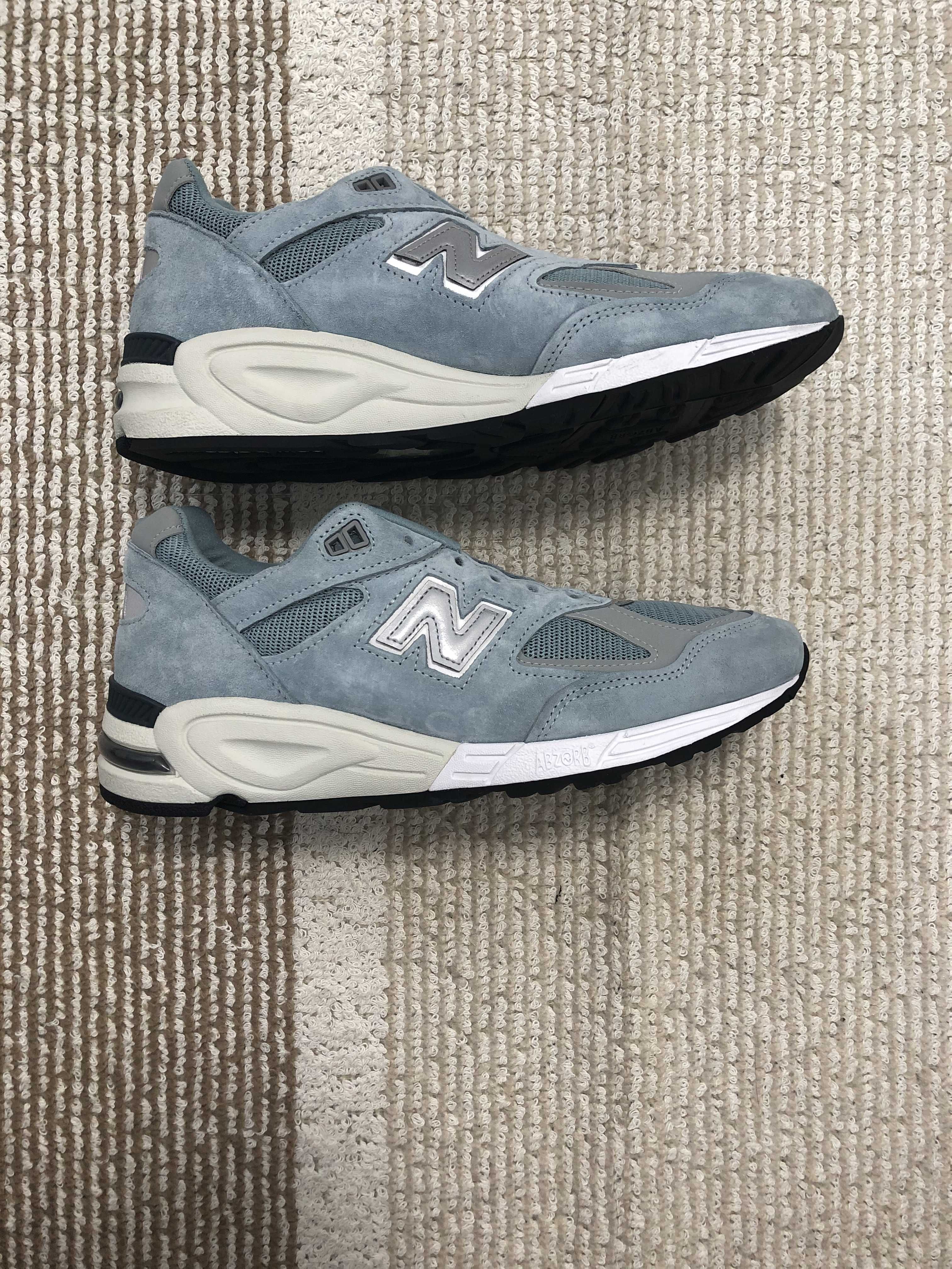 KITH × New Balance 990V2 "Storm Blue"