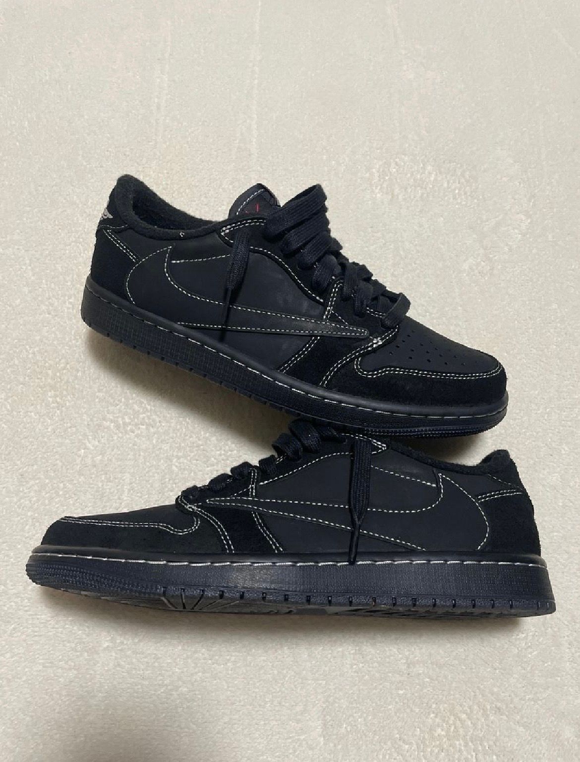 Travis Scott × Nike Air Jordan 1 Low OG SP "Black Phantom"