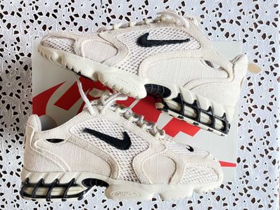 Stussy × Nike Air Zoom Spiridon CG 2 "Fossil/Black"