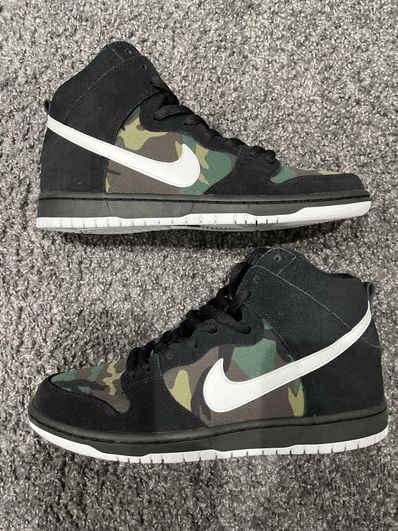 Nike SB Dunk High Pro "Black/Camo"
