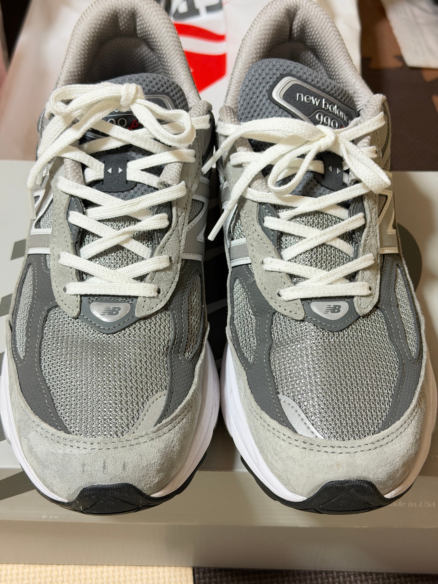 New Balance 990V6 "Gray" (Heel Logo USA) (M990GL6)