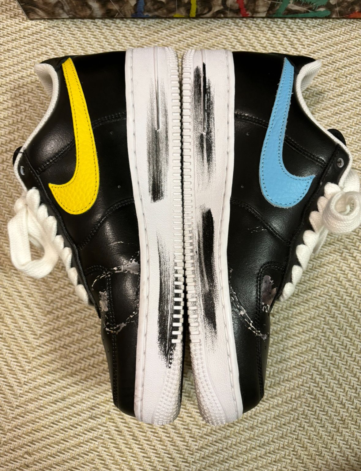 PEACEMINUSONE × Nike Air Force 1 Low '07 Para-Noise 3.0 "Black and Multi-Color" / G-DRAGON