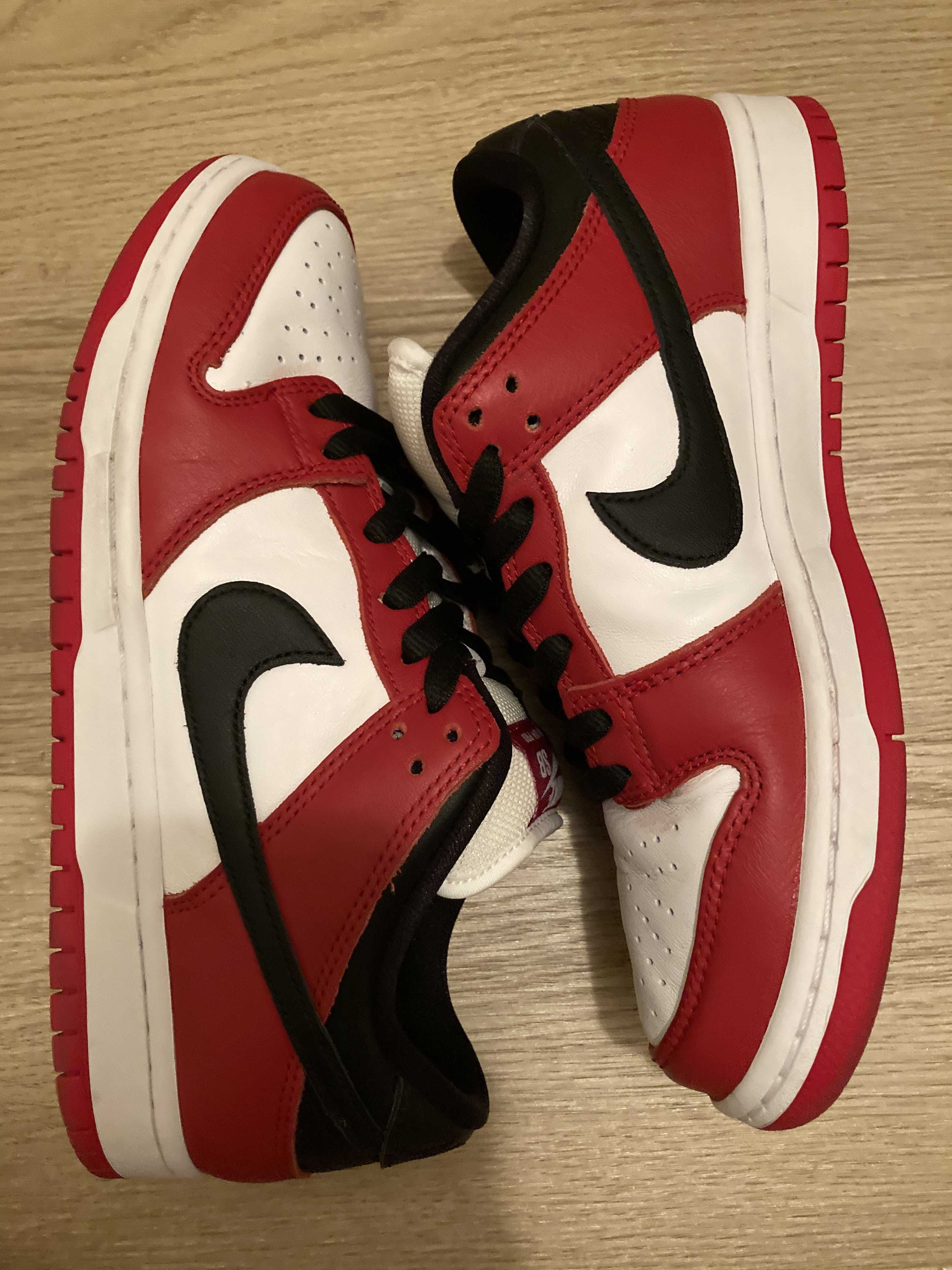 Nike SB Dunk Low Pro "J-Pack Chicago/Varsity Red and White"