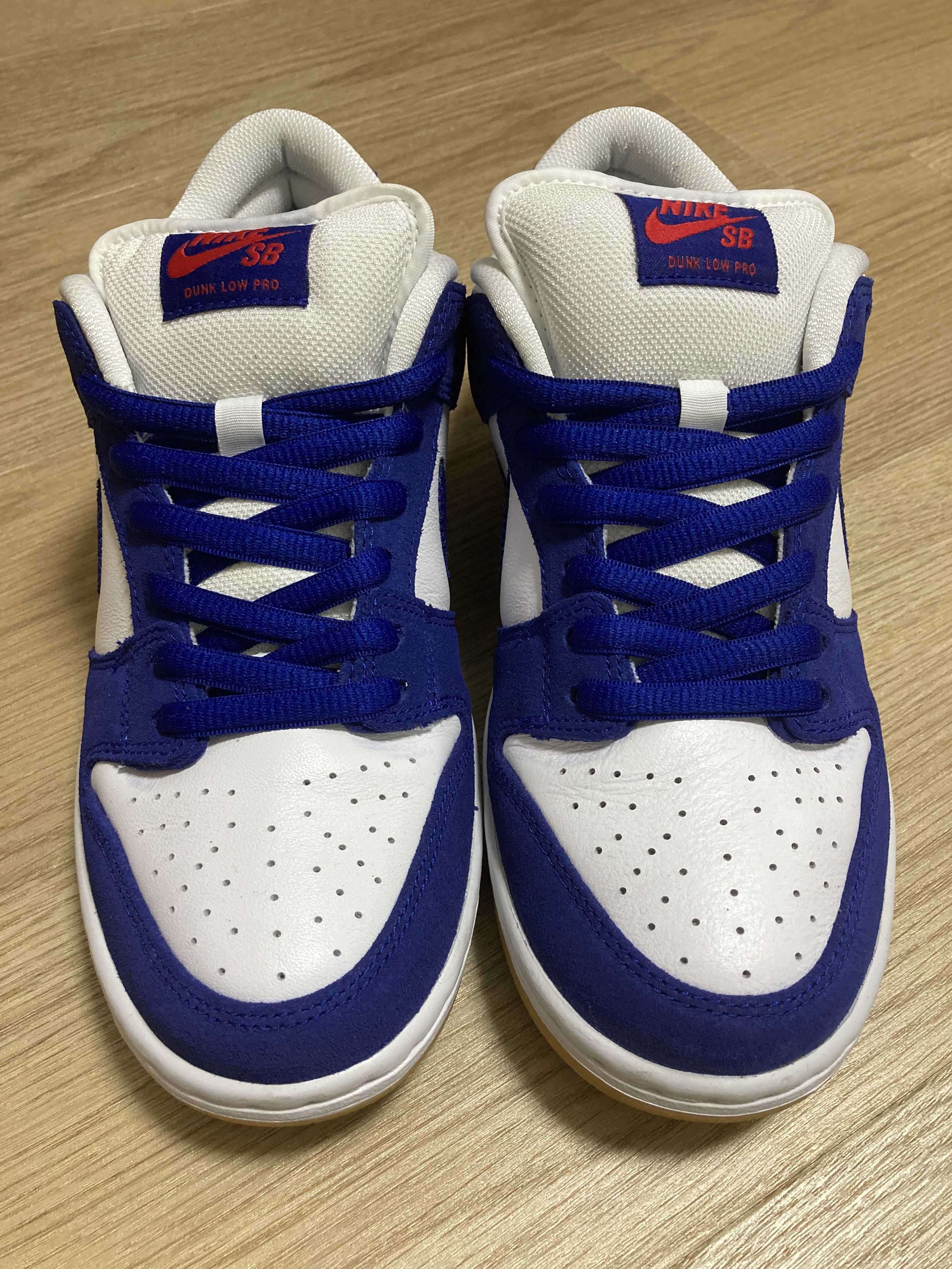 Nike SB Dunk Low "Los Angeles Dodgers/Deep Royal Blue"