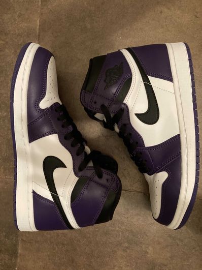 Nike Air Jordan 1 Retro High OG "Court Purple White/Black" (2020)