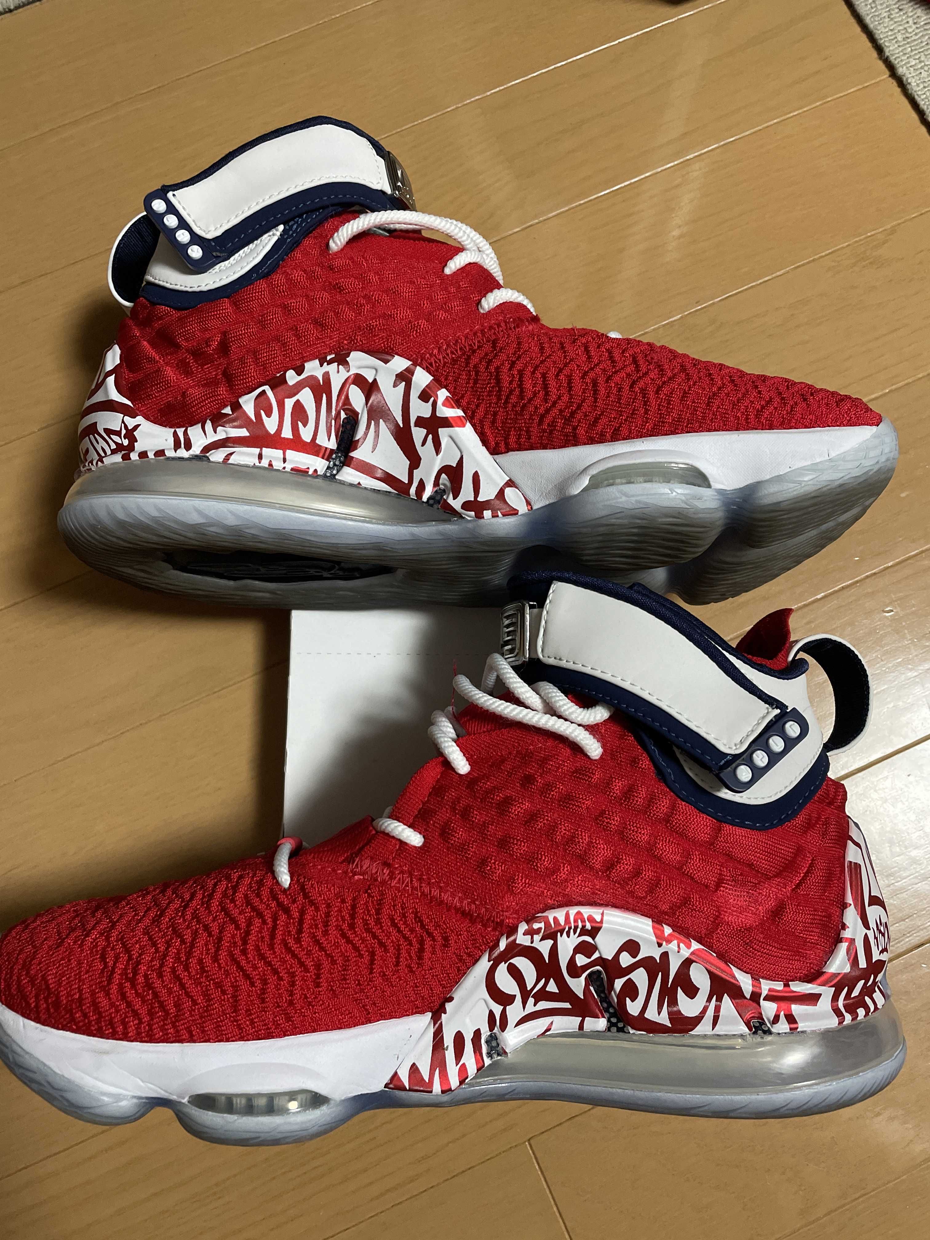 Nike Lebron 17 "Graffiti Remix Red"