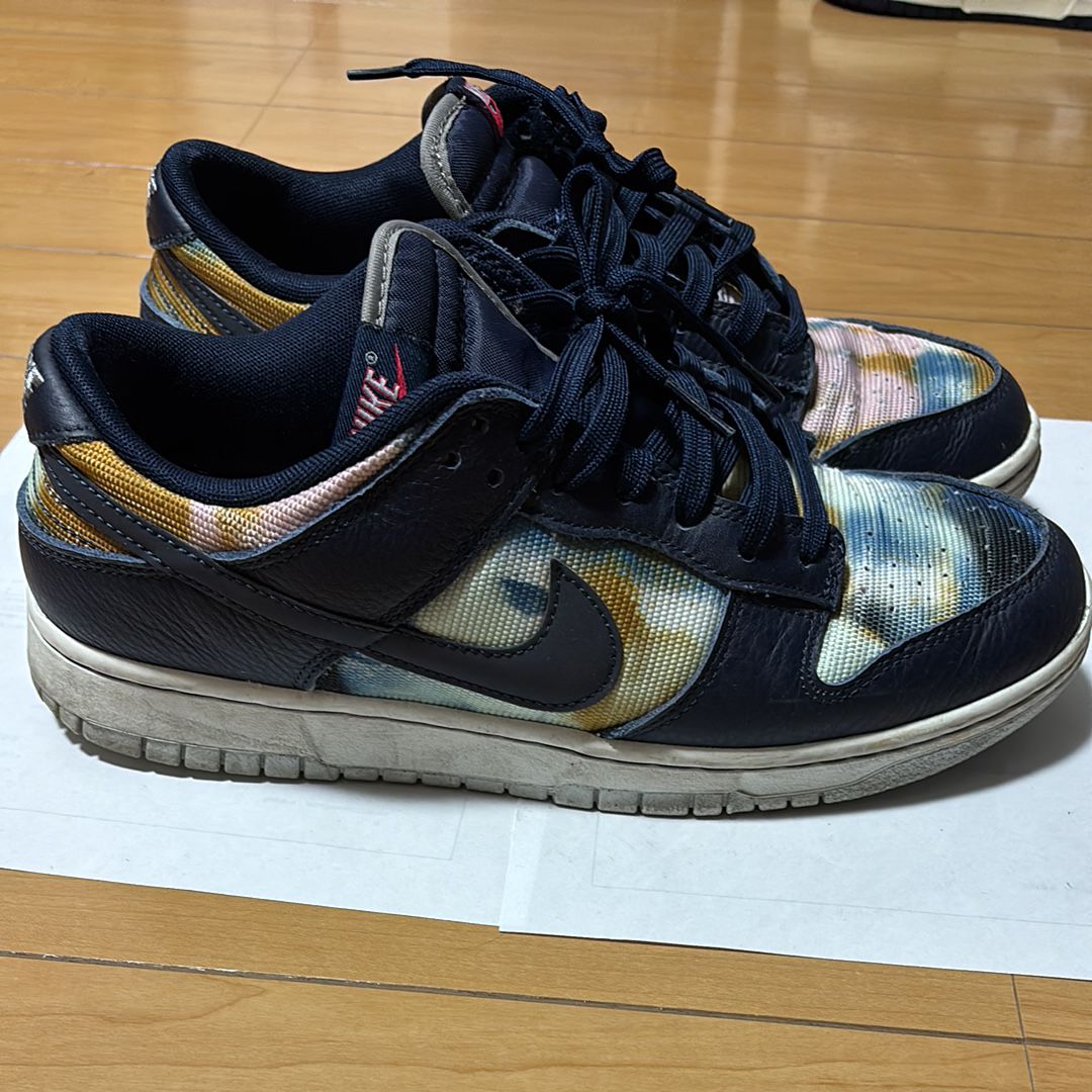 Nike Dunk Low Graffiti "Navy/Yellow"　ナイキ　ダンク　ロー　26.5㎝ Nike Dunk Low 
