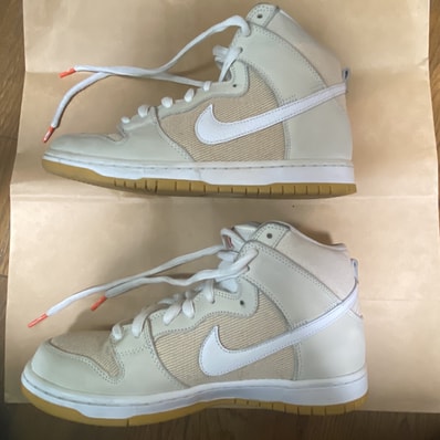 Nike SB Dunk High Pro ISO "Orange Label Unbleached Natural"