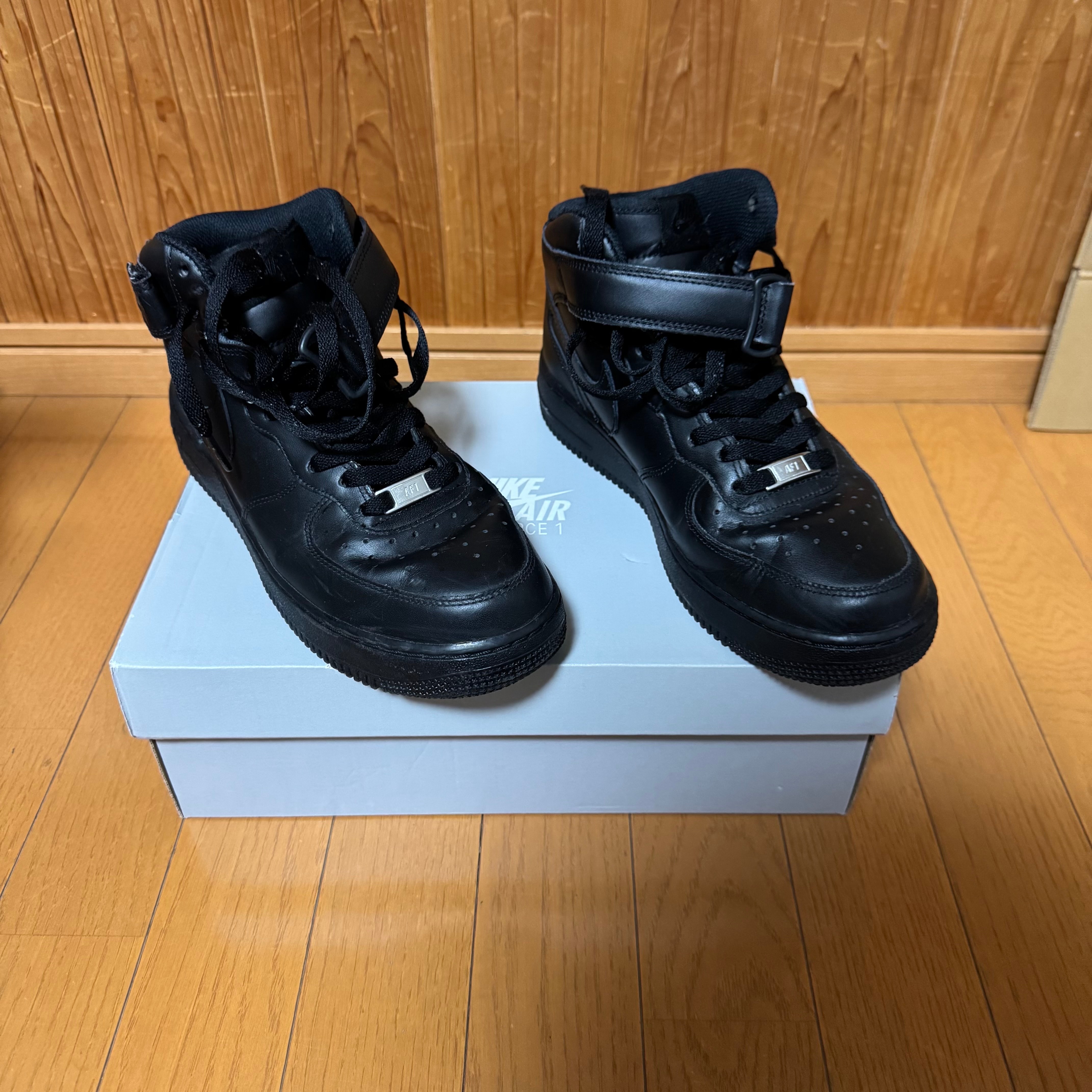 Nike Air Force 1 Mid '07 "Black/Black" (315123-001/CW2289-001)