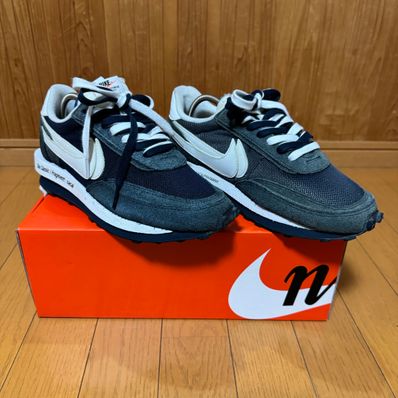 Fragment × sacai × Nike LD Waffle "Blackended Blue"