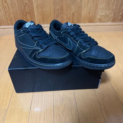 Travis Scott × Nike Air Jordan 1 Low OG SP "Black Phantom"