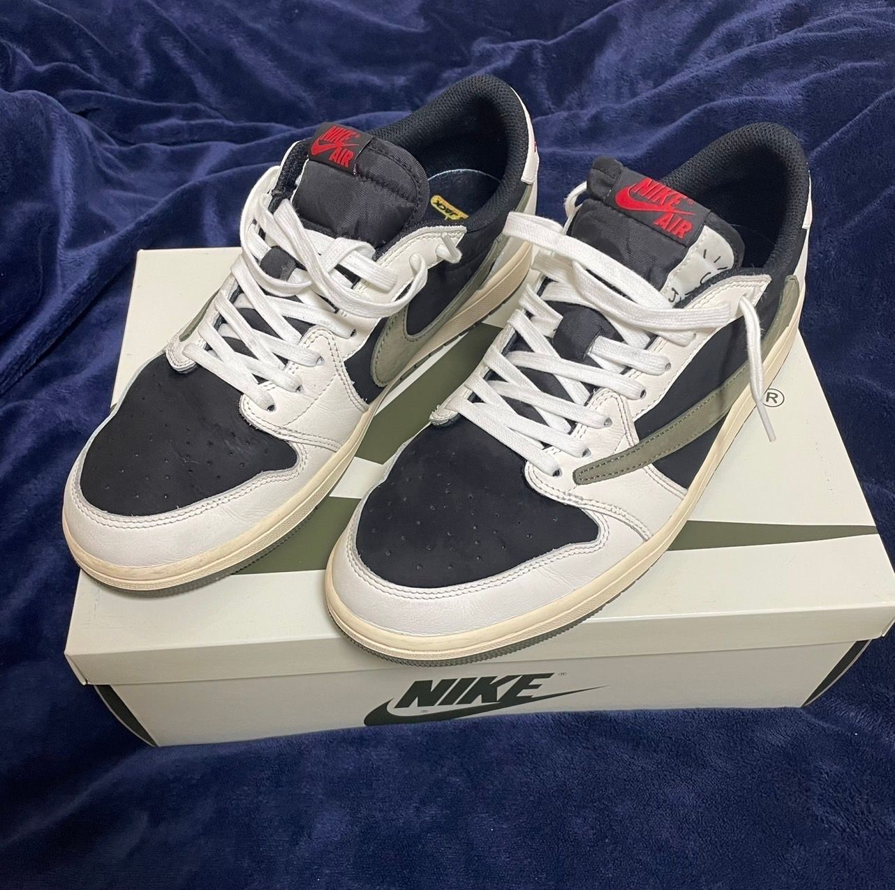 Travis Scott × Nike Women's Air Jordan 1 Low OG "Medium Olive"