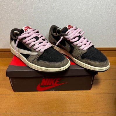 Travis Scott × Nike Air Jordan 1 Low OG SP-T "Black/Dark Mocha"
