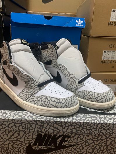 Nike Air Jordan 1 High OG "White Cement/Safari"