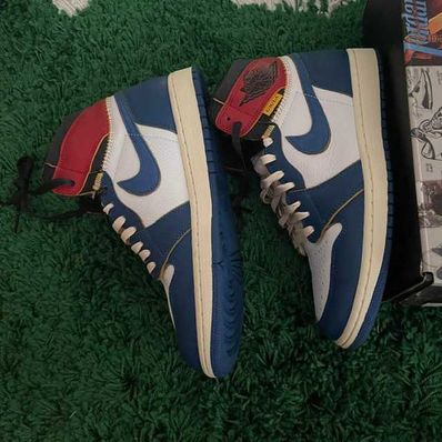 Union × Nike Air Jordan 1 Retro High OG NRG "Storm Blue/Varsity Red"