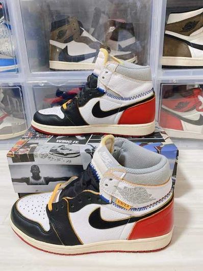 UNION × Nike Air Jordan 1 Retro High OG NRG "Varsity Red/Wolf Grey"