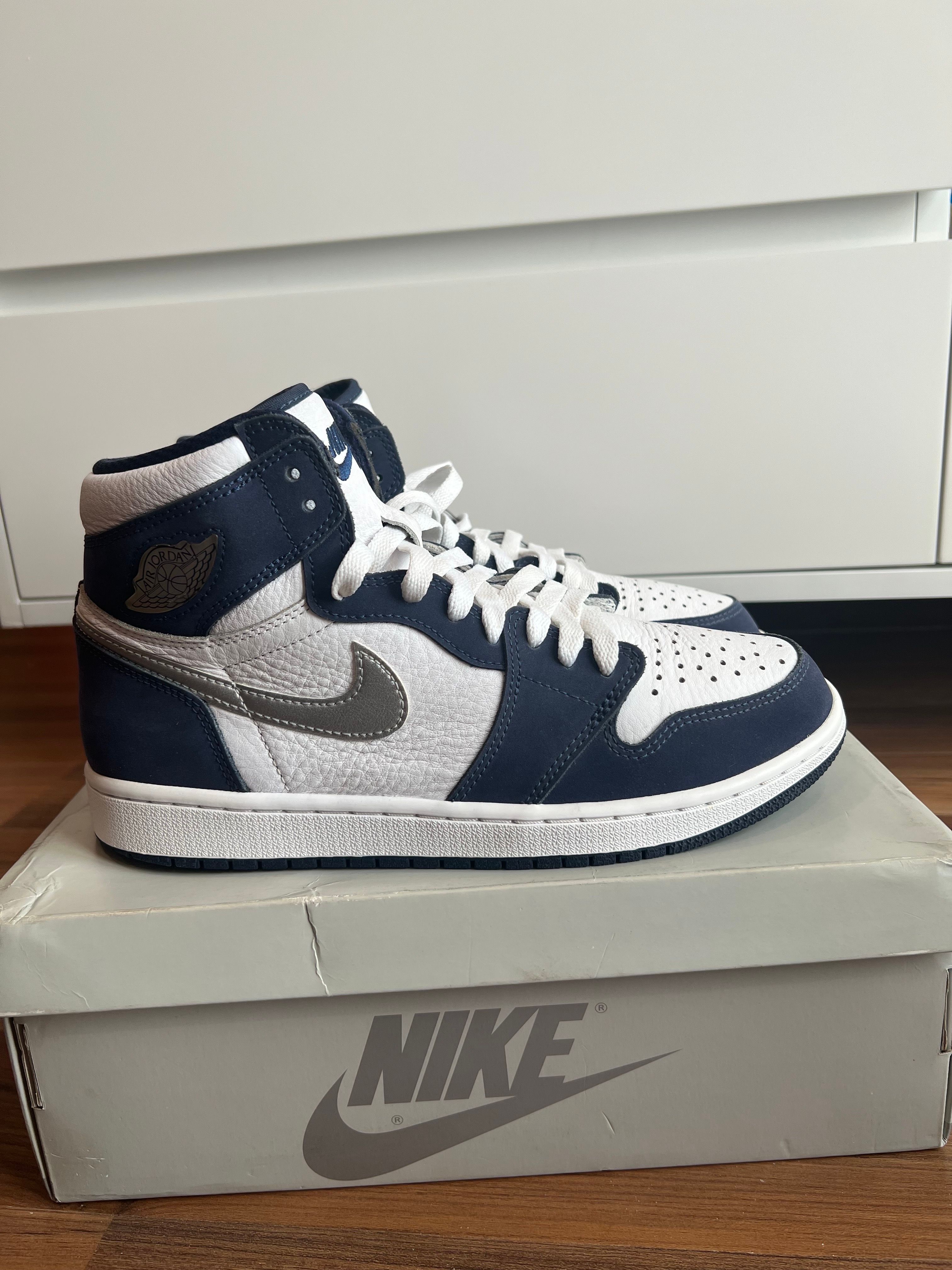 Nike Air Jordan 1 High OG CO.JP "White/Midnight Navy" (2020)(ブリーフケースなし)