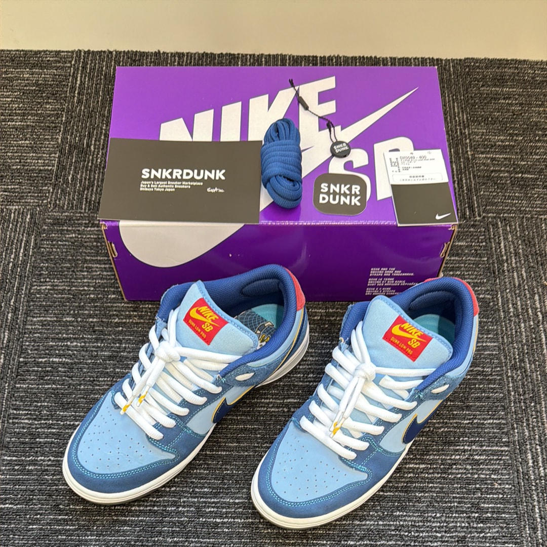 Why So Sad? × Nike SB Dunk Low "Coastal Blue/Speed Yellow-University Red"