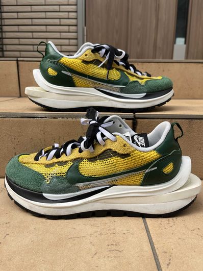 sacai × Nike Vapor Waffle "Tour Yellow/Stadium Green-Sail"