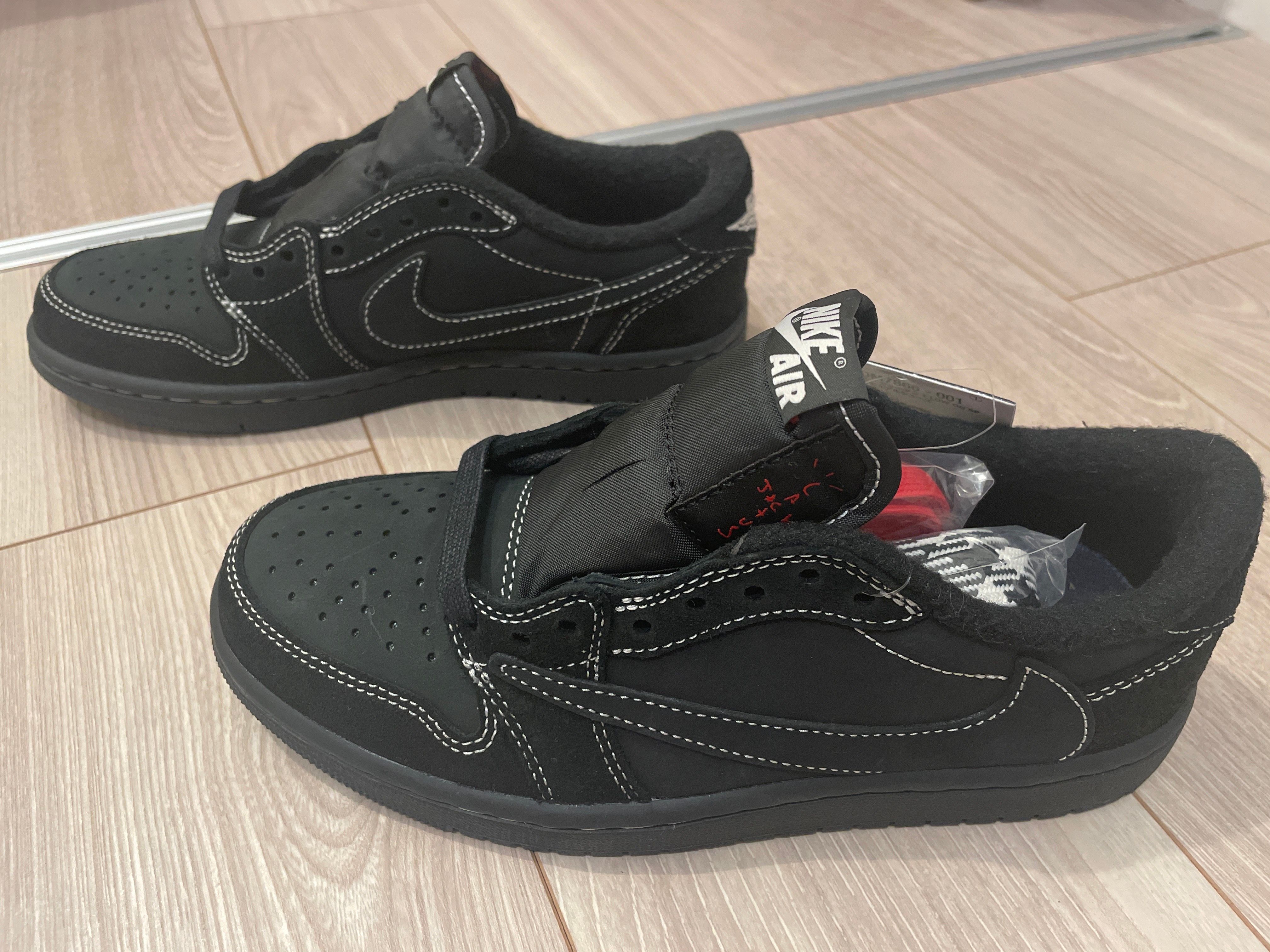 Travis Scott × Nike Air Jordan 1 Low OG SP "Black Phantom"