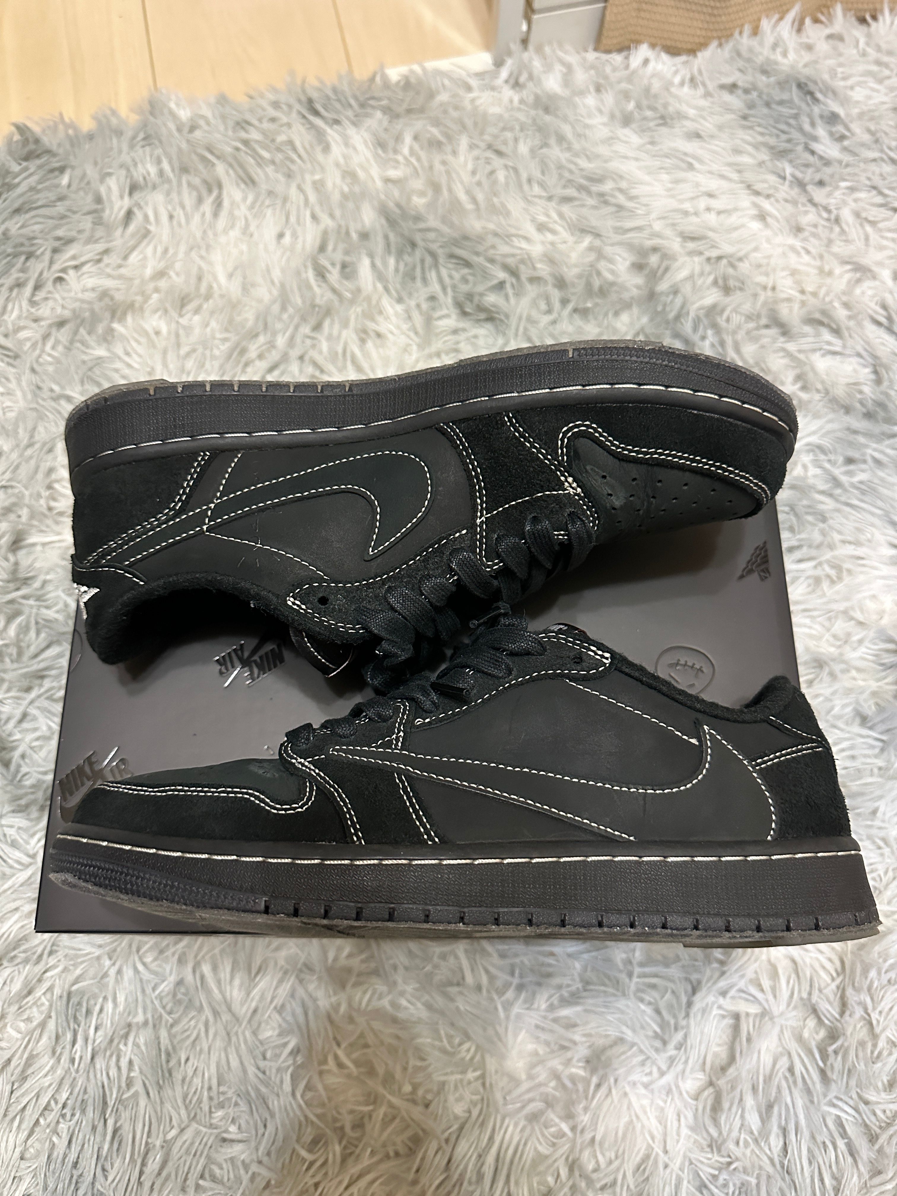 Travis Scott × Nike Air Jordan 1 Low OG SP "Black Phantom"