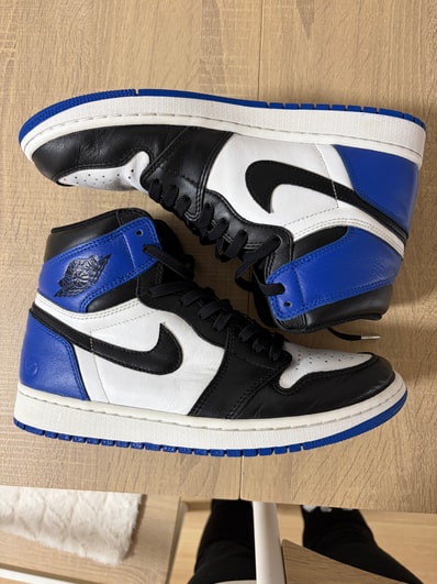 fragment design × Nike Air Jordan 1 Retro High OG "Black/Sport Royal/White"