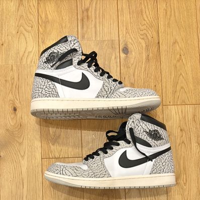 Nike Air Jordan 1 High OG "White Cement/Safari"