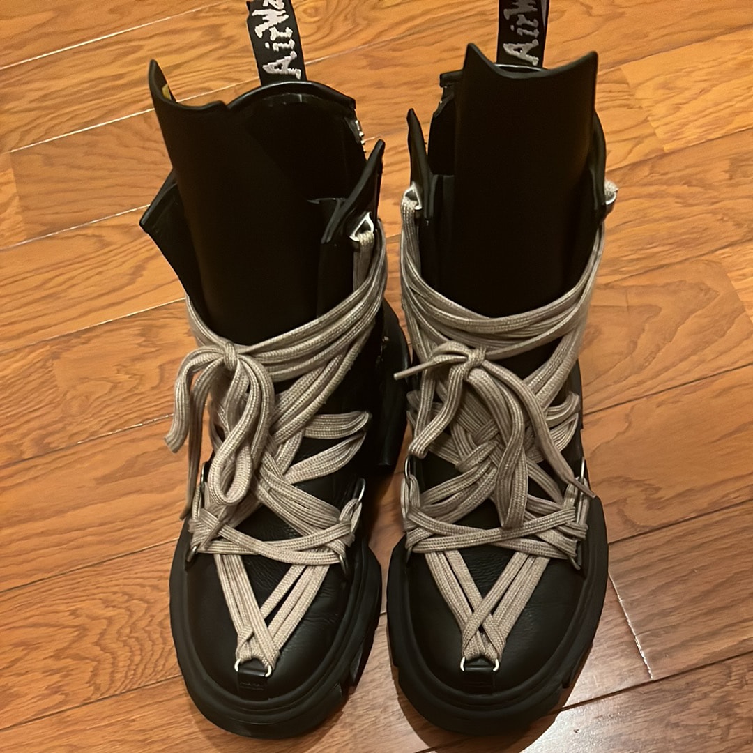 Rick Owens × Dr.Martens 1460 DMXL Mega Lace Boot "Black"