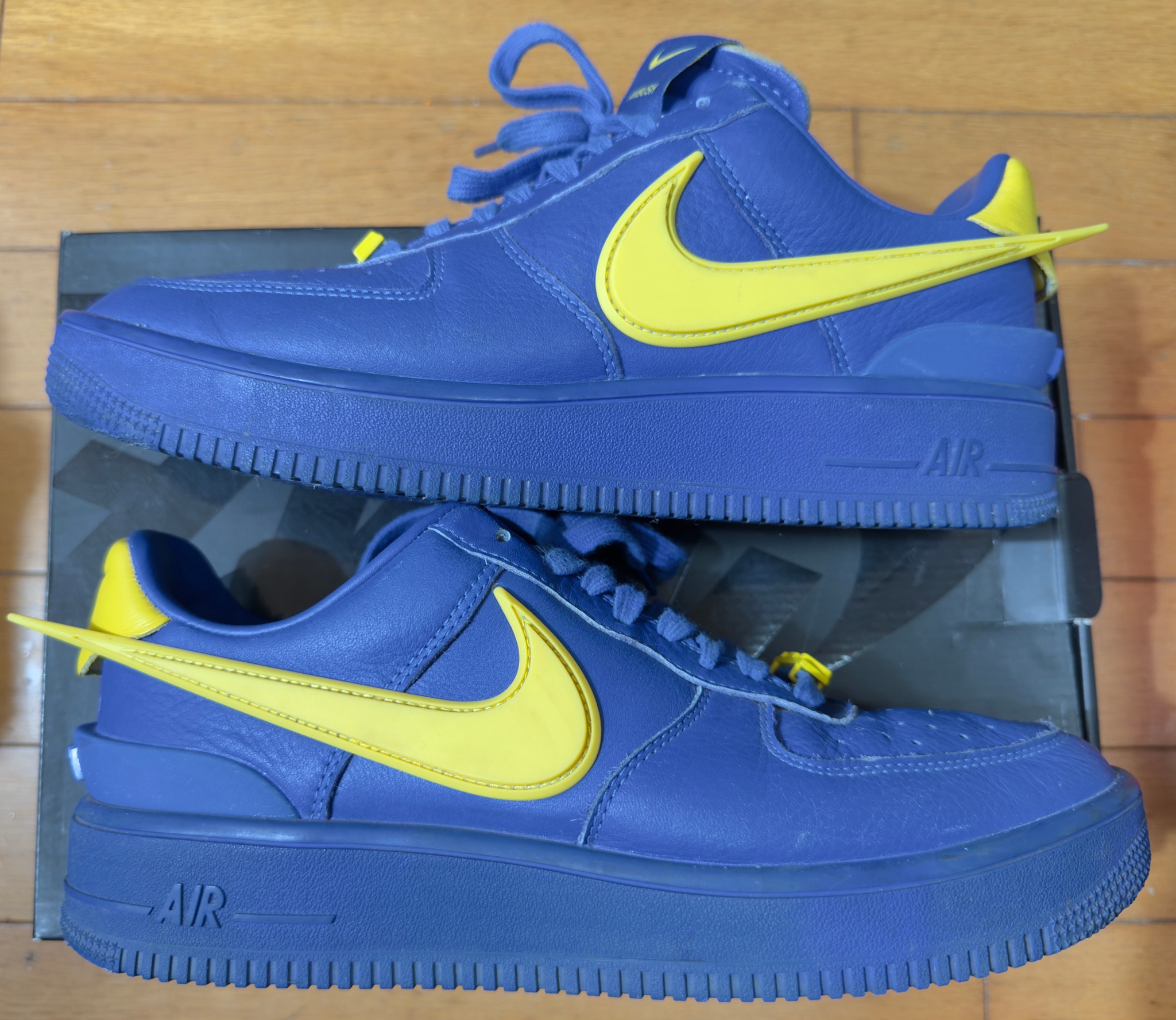 AMBUSH × Nike Air Force 1 Low "Game Royal and Vivid Sulfur"