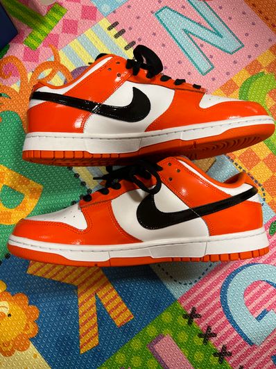 Nike Women's Dunk Low "Patent Orange"