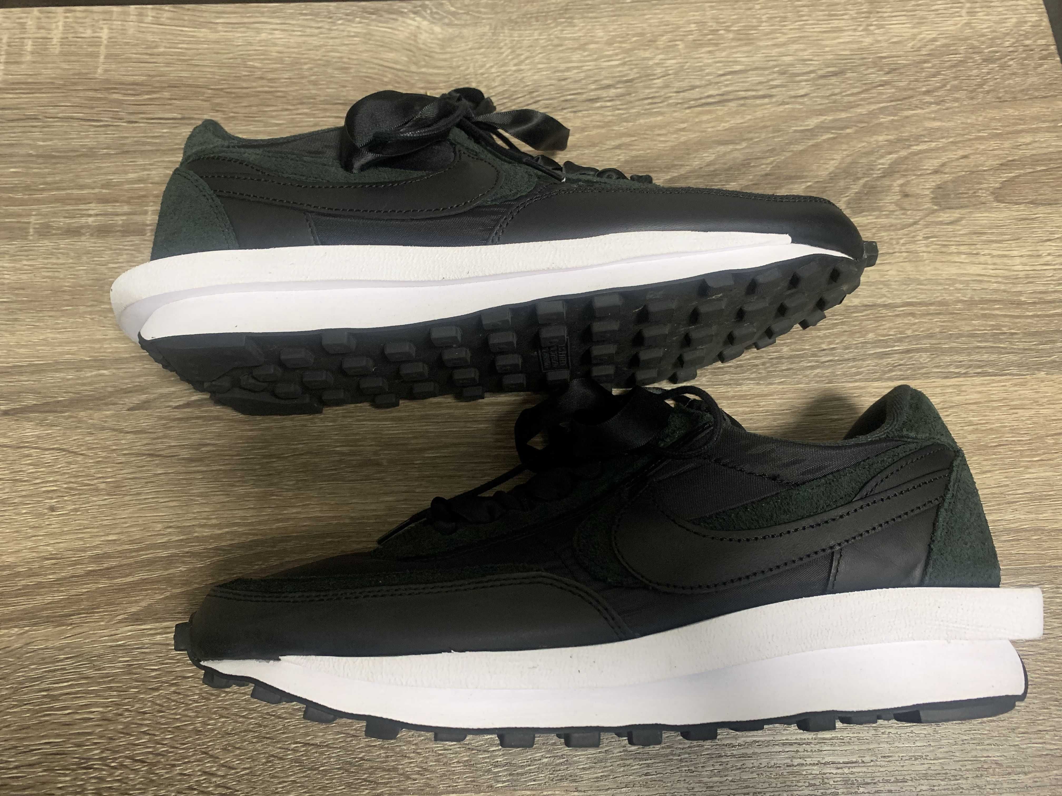sacai × Nike LDV Waffle "Triple Black"