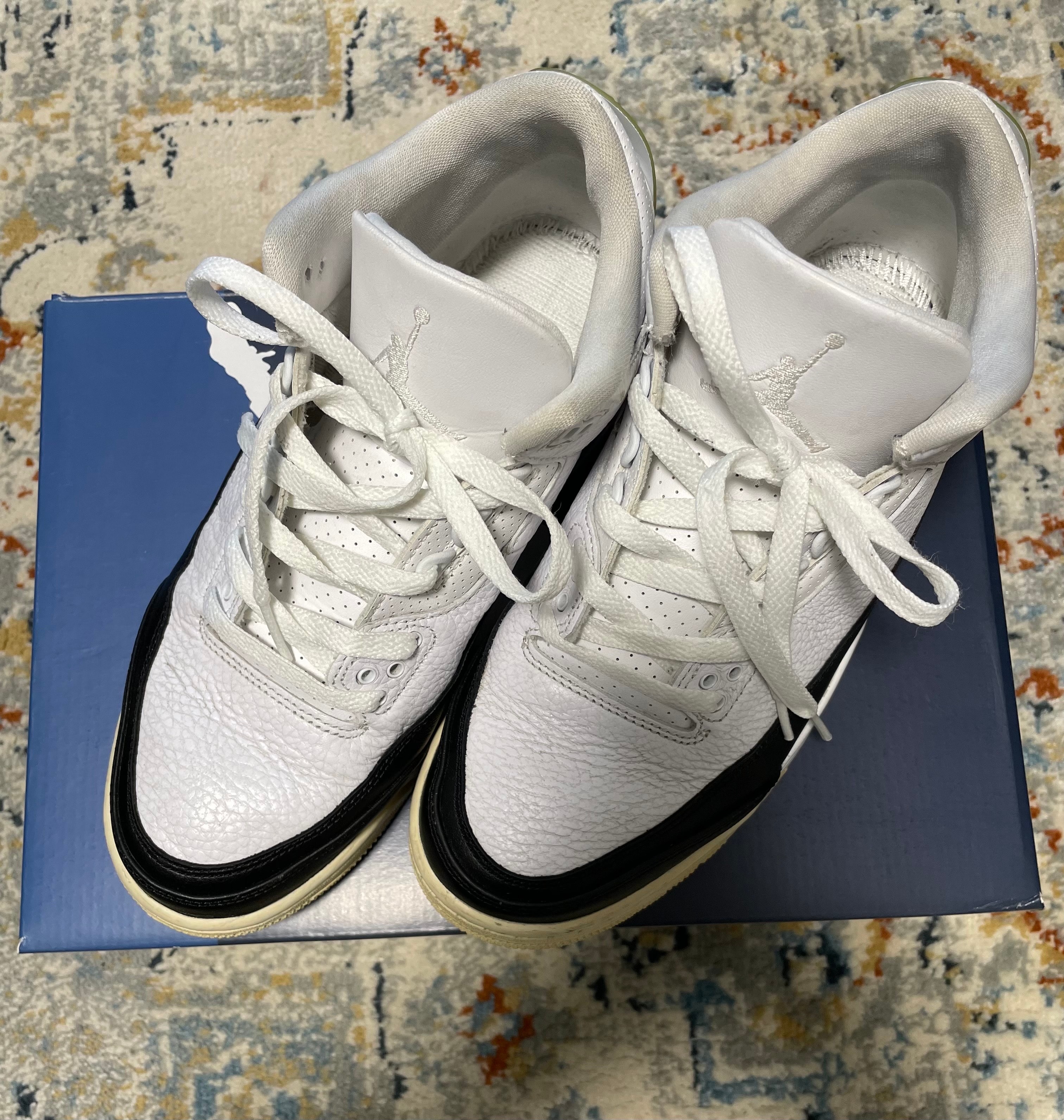 Fragment × Nike Air Jordan 3 "White/Black"