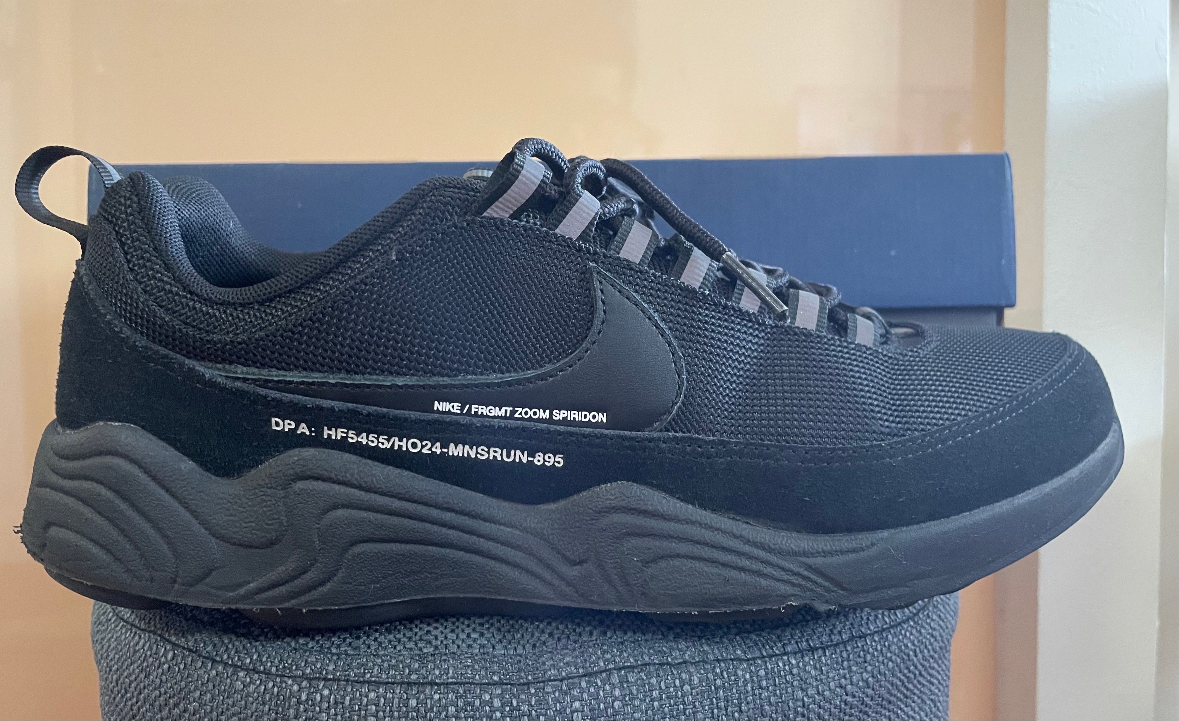 Fragment × Nike Air Zoom Spiridon SP "Black"